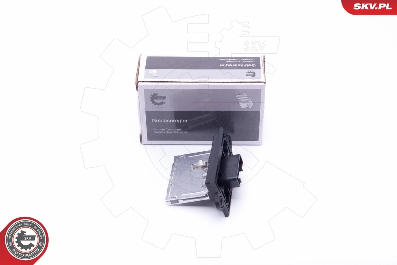 Resistor, interior blower